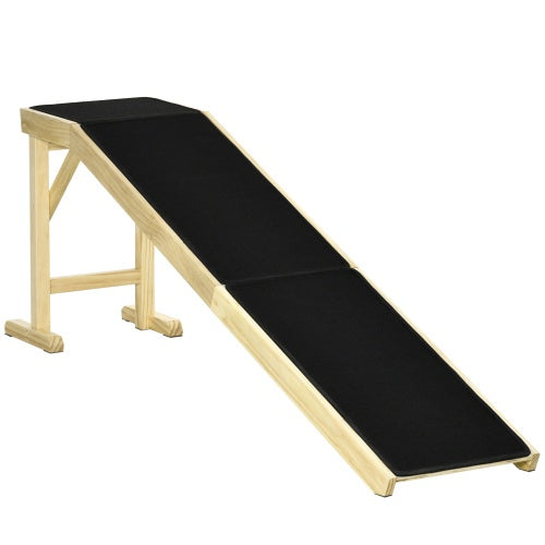 Ramp For Dog Bed, Pet Ramp For Dog With Non-slip Carpet And Top Platfo