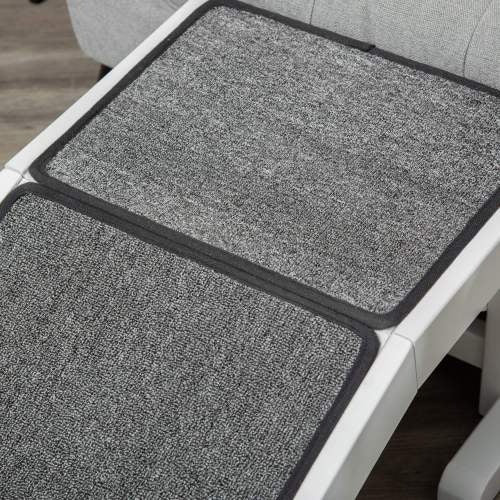 Ramp For Dog Bed, Pet Ramp For Dog With Non-slip Carpet And Top Platfo