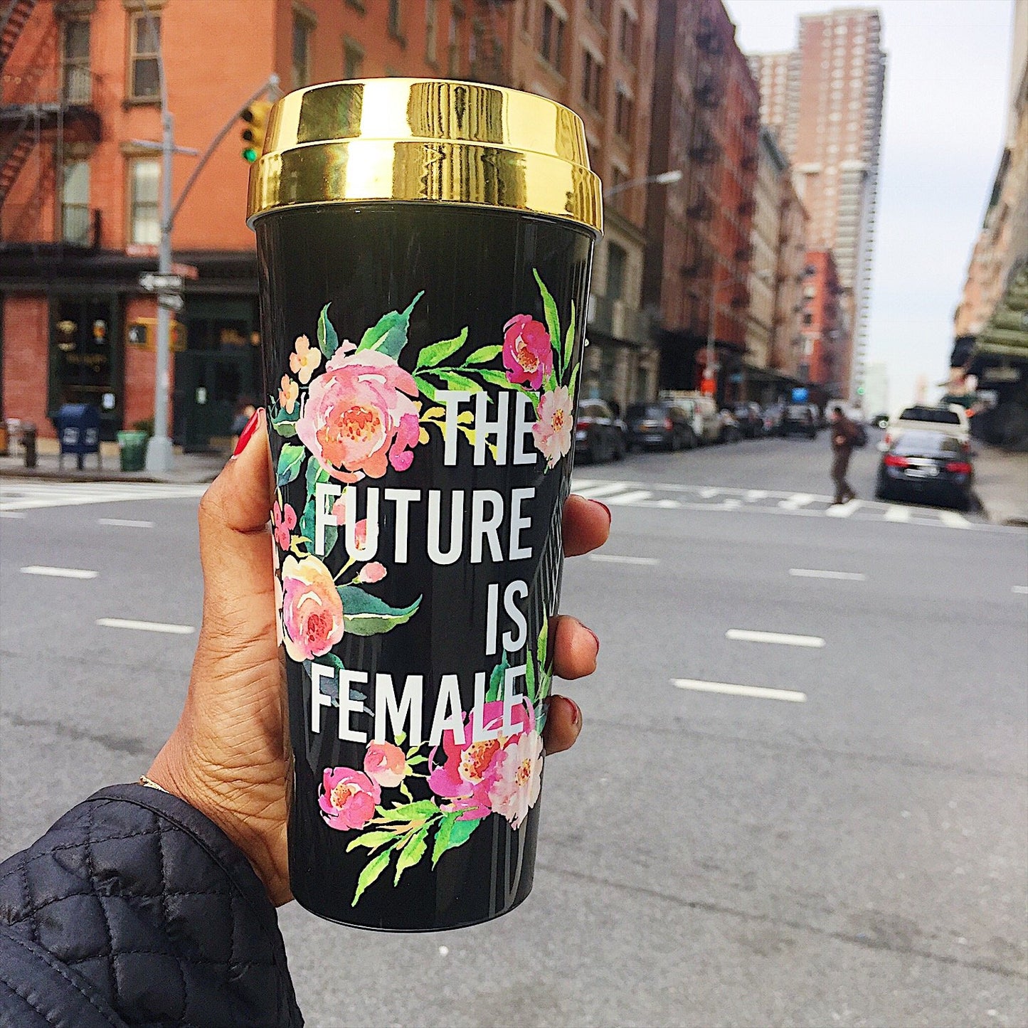 The Future Is Female :: Travel Mug